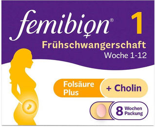 Femibion 1 Frühschwangerschaft Tabletten glutenfrei und laktosefrei für Schwangere und Stillende – Bild 1 von 1