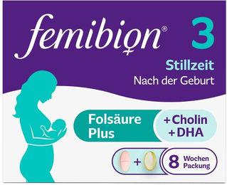 Femibion 3 Stillzeit Kombipackung Kapseln für Schwangere und Stillende glutenfrei und laktosefrei – Bild 1 von 1