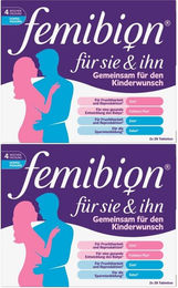 Femibion für Sie & Ihn Tabletten zur Unterstützung bei Kinderwunsch für Frauen und Männer – Bild 1 von 1
