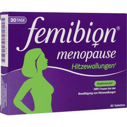 Femibion Menopause Tabletten mit Hopfen glutenfrei laktosefrei ohne Gelatine 30 Stück – Bild 1 von 8