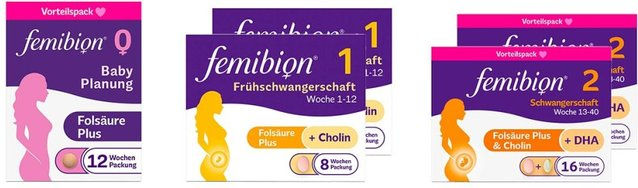 Femibion Schwangerschaft XXL Tabletten für Schwangere und Stillende glutenfrei und laktosefrei – Bild 1 von 1