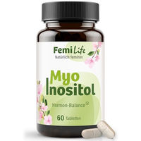 Produktbild von FemiLife Myo Inositol Tabletten vegan und glutenfrei für Frauen, Schwangere & Stillende, 60 Stück