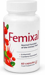 Femixal Nahrungsergänzungsmittel mit D-Mannose, Cranberry-Trockenextrakt und Kürbiskern-Extrakt – 60 Kapseln für Erwachsene – Bild 1 von 1