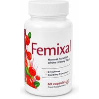 Produktbild von Femixal Nahrungsergänzungsmittel mit D-Mannose, Cranberry-Trockenextrakt und Kürbiskern-Extrakt – 60 Kapseln für Erwachsene