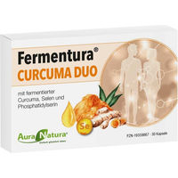 Produktbild von Fermentura Curcuma Duo Kapseln vegan 30 Stück