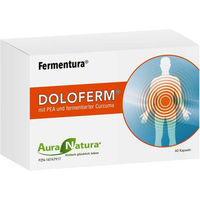 Produktbild von Fermentura Doloferm Kapseln mit Hagebutte vegan glutenfrei laktosefrei 60 Stück