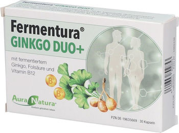 Fermentura Ginkgo Duo+ Bio Kapseln 30 Stück – Bild 1 von 1