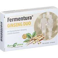 Produktbild von Fermentura Ginseng Duo Kapseln vegan 30 Stück