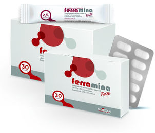Ferramina Forte von Morgan Pharma mit Folsäure, glutenfrei und laktosefrei, 30 Sticks für Erwachsene – Bild 1 von 1