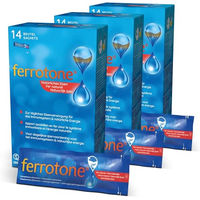 Produktbild von Ferrotone Eisen Liquid Set 3x14 Stück Vegan Flüssig