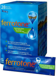 Ferrotone Natürliches Eisen mit Vitamin C Apfel Sticks 700 ml vegan – Bild 1 von 3