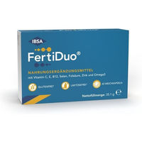 Produktbild von Fertiduo IBSA Pharma Kapseln 60 Stück für Männer sowie Schwangere und Stillende