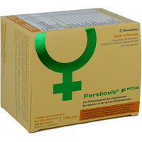 Produktbild von Fertilovit F PCOS Monatspackung mit 60 Kapseln und 30 Pulver-Sticks zuckerfrei glutenfrei laktosefrei