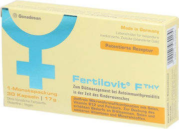 Fertilovit F THY Gonadosan AG Kapseln für Frauen 90 Stück – Bild 1 von 1