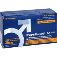 Produktbild von Fertilovit M Plus Kapseln für Männer und Schwangere sowie Stillende glutenfrei laktosefrei ohne Gelatine 60 Stück