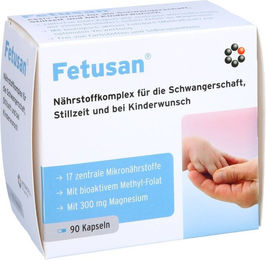 Fetusan Kapseln für Schwangere und Stillende glutenfrei laktosefrei ohne Zusatzstoffe – Bild 1 von 1