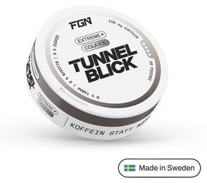 FGN TUNNELBLICK Energy Pouches Cola Ice zuckerfrei und vegan 60 Sticks – Bild 1 von 4