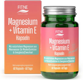 FITNE Magnesium & Vitamin E Kapseln für Sportler – Bild 1 von 2