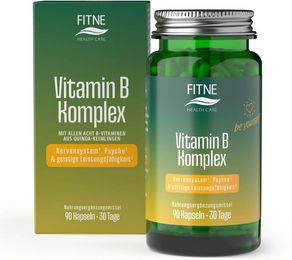 FITNE Vitamin B Komplex Kapseln vegan – Bild 1 von 2
