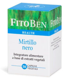 FITOBEN Schwarze Johannisbeere Kapseln vegan vegetarisch ohne Zusatzstoffe 50 Stück – Bild 1 von 1