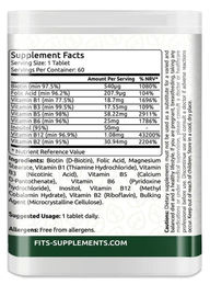 FITS B-Komplex Strong Vitamin-B-Komplex Tabletten 60 Stück – Bild 1 von 1