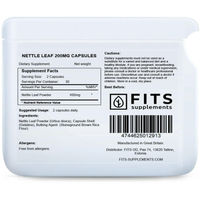 Produktbild von FITS Brennnessel Kapseln 200 mg 60 Stück