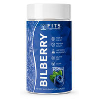 Produktbild von FITS Heidelbeere Strong 8000 mg Bio Kapseln 60 Stück