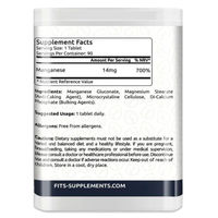 Produktbild von FITS Nahrungsergänzungsmittel Mangan 14 mg Tabletten 90 Stück