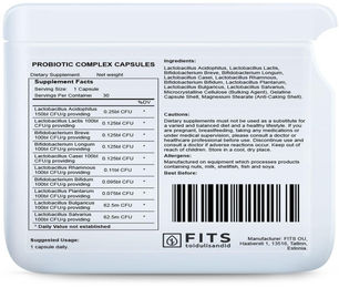 FITS Probiotika-Komplex mit pflanzlichem Ursprung 30 Kapseln – Bild 1 von 1