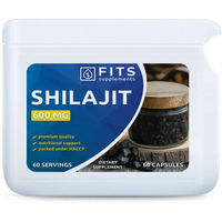 Produktbild von FITS Shilajit mit Fulvosäure 600 mg Kapseln 60 Stück