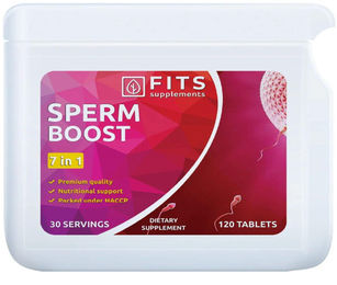 FITS Sperm Boost 7-in-1 Kräuter-Komplex Bio Tabletten 120 Stück – Bild 1 von 1