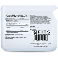 Produktbild von FITS Supplements Bio Kollagen 450 mg Kapseln 90 Stück