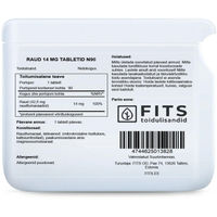Produktbild von FITS Supplements Eisen 14 mg Tabletten für Sportler 90 Stück