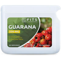 Produktbild von FITS Supplements Guarana Bio 500 mg Kapseln 90 Stück
