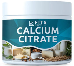 FITS Supplements Kalziumcitrat-Pulver für Senioren 300 g – Bild 1 von 1
