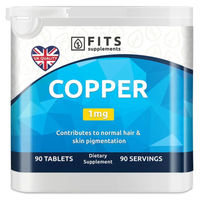 Produktbild von FITS Supplements Kupfer 1 mg Tabletten 90 Stück