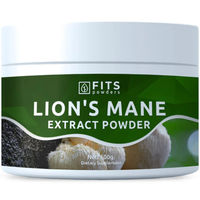 Produktbild von FITS Supplements Löwenmähne Extraktpulver vegetarisch und glutenfrei 100 g