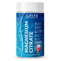 Produktbild von FITS Supplements Magnesiumcitrat 850 mg Vegan 90 Kapseln