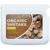 Produktbild von FITS Supplements Shiitake Kapseln 60 Stück