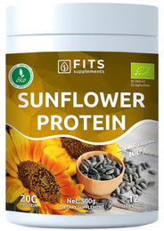 FITS Supplements Sonnenblumenprotein Pulver Bio Vegan 500 g – Bild 1 von 1