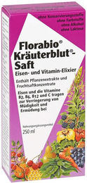 Florabio Kräuterblutsaft Bio vegetarisch alkoholfrei 250 ml – Bild 1 von 7