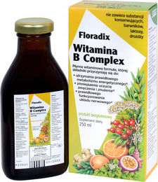 Floradix B-Komplex Vitamin B2 B12 B6 Flüssig 250 ml für Erwachsene und Kinder – Bild 1 von 3