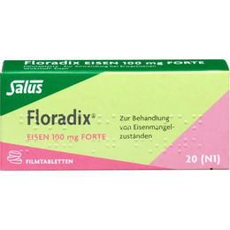 Floradix Eisen 100 mg forte Filmtabletten 20 Stück – Bild 1 von 3