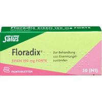Produktbild von Floradix Eisen 100 mg forte Filmtabletten 20 Stück