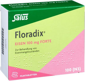 Floradix Eisen 100 mg forte Filmtabletten – Bild 1 von 4
