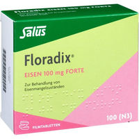 Produktbild von Floradix Eisen 100 mg forte Filmtabletten