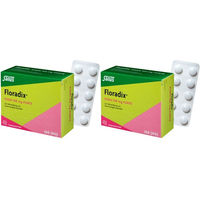 Produktbild von Floradix Eisen 100 mg Forte Tabletten mit Sulfat 200 Stück