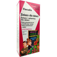 Produktbild von Floradix Eisen für Kinder Himbeere Flüssig 250 ml glutenfrei alkoholfrei laktosefrei
