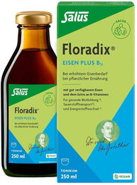 Floradix Eisen plus B12 vegan Tonikum Flüssig 250 ml – Bild 1 von 3