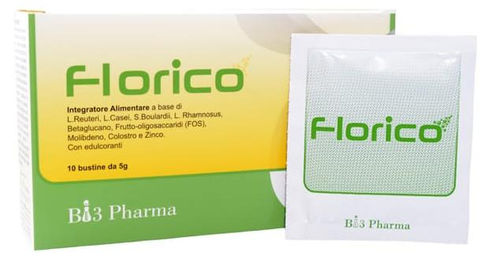 FLORICO Nahrungsergänzungsmittel mit Molybdän, Zink, Probiotika und Kolostrum, glutenfrei, 10 Sticks – Bild 1 von 3